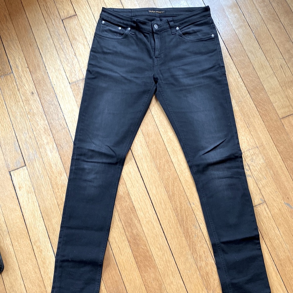 Nudie Black Skinny jeans 31x32